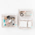 Bumkins Travel Bag, Clear-Sided Toiletry Pouch, TSA Approved, Quart Size, Set of 3 Sizes, Desert Boho