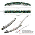 Long 4 Inch French Barrettes for Women, Large Hair Clips for Thin Thick Hair - 3Pcs (Black, Brown, Green)