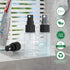 longway 15 PCS 0.5oz/15ml Transparent Empty Fine Mist Spray Bottles with Cap, Small Refillable Containers
