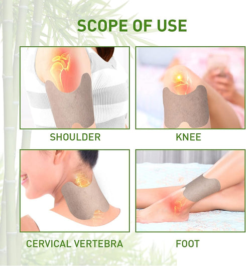 Knee Joint Relief Patches, Natural Knee Patch, 36 Pcs Joint Patch for Pain Relief