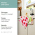 Summer 10" 10" 3-Pack GEOMETRY Kitchen Dish Cloths - Spring & Collection - Premium Dishcloths with Geoweave - Absorbent