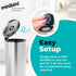 Flint MiniBini Odor Eliminating Device, 30 Day Deodorizer with Fresh Lemon Scent for Kitchen, Bathroom, Garbage Can