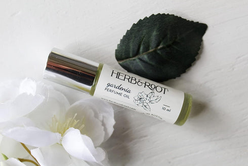 Herb & Root Gardenia Perfume for Women, Single Note Fragrance