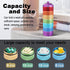 Weekly Metal Pill Organizer, Waterproof 7-Day Pill Container for Outdoor Travel. Aluminum Pill Case That is Shockproof and Has Large Compartments for Storing Vitamins, Fish Oil. Emergency Pills