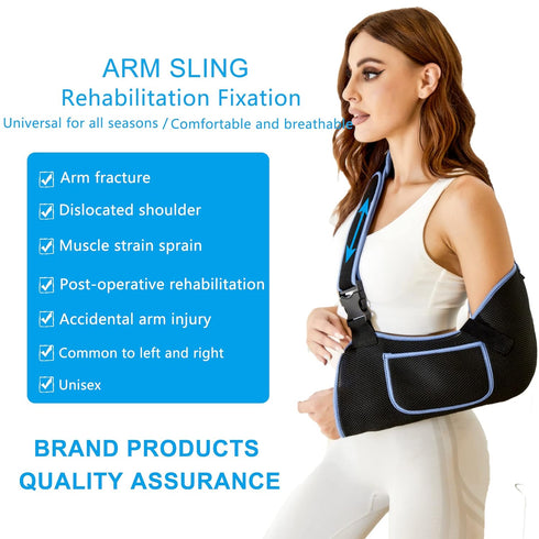 Immobilizer VISKONDA Arm Sling Shoulder - Rotator Cuff Support Brace - Comfortable Medical Sling for Shoulder