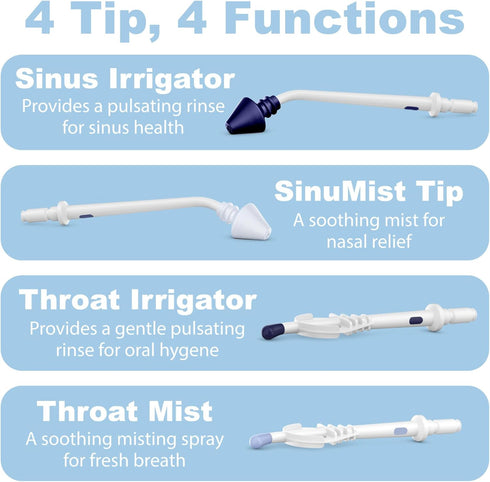 SinuPulse Elite Replacement Throat Irrigator Tip: Replacement Parts for SinuPulse Elite Irrigation System