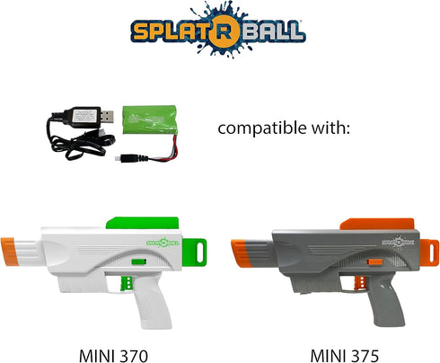 SPLATRBALL 7.4V 500mAh Rechargeable Battery with Charging Cable Included