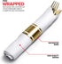 25 Pack Pre Rolled Plastic Silverware Sets for Parties, Gold Cutlery Set, Heavy Duty Utensils Individually Wrapped