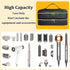 Travel Carrying Case for Shark Flex Style, Double-Layer Waterproof Organizer Bag for Shark SpeedStyle Hair Dryer