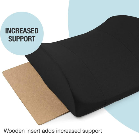 Posture,14 13 5,Contoured DMI Lumbar Support Pillow for Chair to Assist with Back Support with Removable Washable Cover