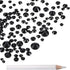 LPBeads 3456 Pieces Nail Crystals AB Nail Art Rhinestones Round Beads Flatback Glass Charms Gems Stones for Nails