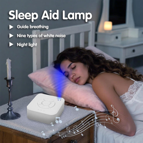 Rukico Babies,9 Light,15/30/60min White Noise Sleep Machine,Sleep Aid for Adults & Soothing Sounds,White Noise,Ocean