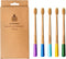 Superbee Biodegradable Bamboo Toothbrushes – 5 Pack, Soft Bristles for Adults & Kids, Eco-Friendly