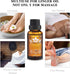 Ownest 3 Pack Ginger Massage Oil, 100% Pure Natural Lymphatic Drainage Oil, 30ml SPA Massage