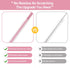 kunqun 2 Silicone Straw Cleaner Brush - Pcs Straw Brush for Water Bottle Sippy Cup Tubes Glass Straws, Reusable