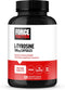 FORCE FACTOR L-Tyrosine Stress Relief Supplement, 500mg Brain Health Capsules for Adults, Vegan, Non-GMO, 120 Count