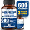 Astaxanthin 15mg + Panax Ginseng, Ginkgo Biloba Supplements, 90 Vegan Capsules for Eye, Skin, Joint Health