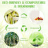 200 Pack Small 8 OZ Paper Bowls, Disposable Compostable Bowls Set, Eco-friendly Natural Bagasse for Parties