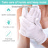 Cotton Gloves Kids 24pcs Soft White Gloves Moisturizing Eczema Gloves for Dry Hands SPA Inspection (X-Small)