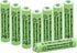 Solar Light Batteries AAA NIMH 600mAh 1.2V Rechargeable for Garden Lights, Remotes, Mice (8Pcs)