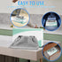 Microfiber Rags in A Box, 2 Pack 40 Count, Reusable Lint Free Towels for Home, Office Cleaning