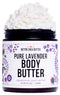 Lavender Body Butter - Natural Lotion with Shea Butter, Jojoba & Lavender Essential Oil, Non-Greasy Moisturizer