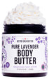 Lavender Body Butter - Natural Lotion with Shea Butter, Jojoba & Lavender Essential Oil, Non-Greasy Moisturizer
