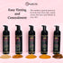 Kafune Amor Premium Lace Melting Mousse - Tinted Quick-Drying Mousse for Lace Wigs, Natural Finish, Expresso Dark Brown