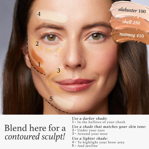 Julep Cushion Complexion Concealer & Corrector Stick - 400 Amber - Medium Coverage - Natural Finish - Infused with