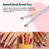 Beetles Gel Nail Brush Set, 7Pcs Nail Art Brushes for Home and Salon Use, Nail Painting Decoration