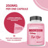 Magnesium Glycinate for Women, 250mg Elemental Per Capsule, 90 Day Supply, Chelated Supplement