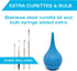 Ear Wax Removal Tool by Tilcare, Ear Irrigation Flushing System for Adults & Kids, Complete Ear Cleaning Kit with