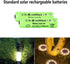 10 Packs 1.2V AAA 900mAh Ni-MH Rechargeable Batteries for Solar Lights