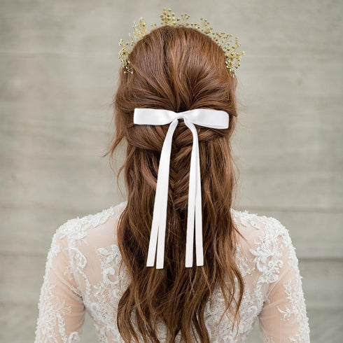 papasgix Hair Bows Clips for Women, Hair Ribbon Bows, Knot Hair Clips, Barrettes with Bow Accessories (10,