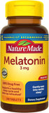 Nature Made Melatonin 3mg Sleep Aids, 240 Tablets, Drug Free Sleep Supplements