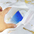 5 Packs Clear Waterproof Cosmetics Bag, TSA Approved, PVC Zippered Toiletry Pouch for Travel, Bathroom, and Organizing