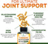 Turmeric Curcumin Supplement 2000mg with Glucosamine Chondroitin & Ginger - Nature's Joint Support, 180 Capsules