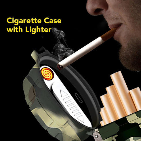 Module Box Waterproof Cigarette Case - Smell Proof Airtight Container for 85mm King Size Cigarettes, Multipurpose