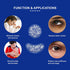 Gel Ice Pack Reusable Cooling Pads and Under Eye Patches, Hot & Cold Eye Treatment Pack for Pain Relief and Redness