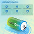 volkate 4 Pack, 14 1.5V 5000mWh, C Batteries USB Rechargeable Lithium C Cell Batteries with Charging Cable, Battery C