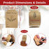 Boho Christmas Gift Tag Adhesive Stickers – 2 x 3 Inch Labels, Roll of 100 with Minimalist Designs, Made in USA