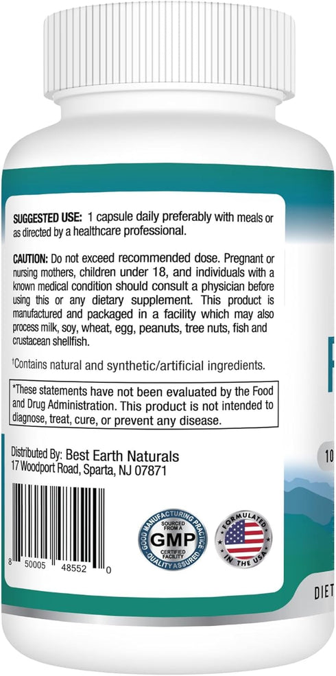 Best Earth Naturals Prostate Support Supplement for Men, 30 Day Supply
