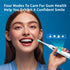 InovoCare Adults,5 Heads,4 2 Timer,IPX7 Case,180 65 Sonic Electric Toothbrush for Brush Modes with MIN Smart
