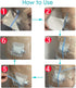 Hola Health 25 9"x9" Pcs Waterproof Shower Cover with Non-Stick Center Pad for Large Port Surgery Incisions Protector