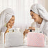 6 Pieces Coquette Makeup Bag Set, Cute Flower Aesthetic Large Floral Pouch