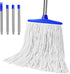 Keleekelin Indoor Cotton Mops for Floor Cleaning - Indoor Cleaning Mop for Wood