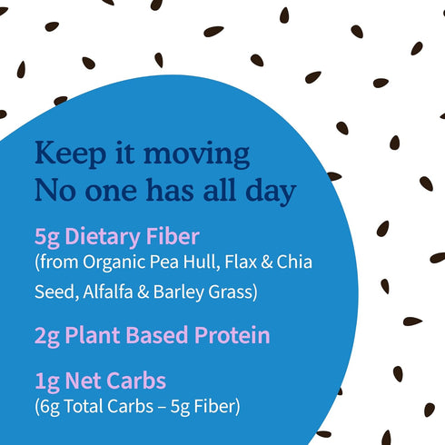 Garden of Life Organic Unflavored Fiber Powder Detox Blend with Chia, Alfalfa & Barley for Herbal Cleanse, Gut Health Support - Detoxifiber - Non-GMO, Gluten-Free, Psyllium Free, Vegan, 30 servings