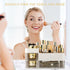 Makeup Organizer and Storage, Large Capacity Cosmetic Display Case with Drawer for Skincare, Brushes, Lipstick