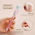 Makeup Brush set Unicorn Elf,Glitter Unicorn Foundation Sparkles Cute Fan Powder Blush Lip Highlight Eye shadow Eyebrow Makeup Brushes Set with Liquid and Case for Girls Teen Kids Gift Present