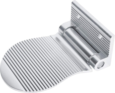 Wall Mount Foot Rest Space Aluminum Non Slip Pedal for Entryway, Hallway, and Bathroom, Foldable Design Easy